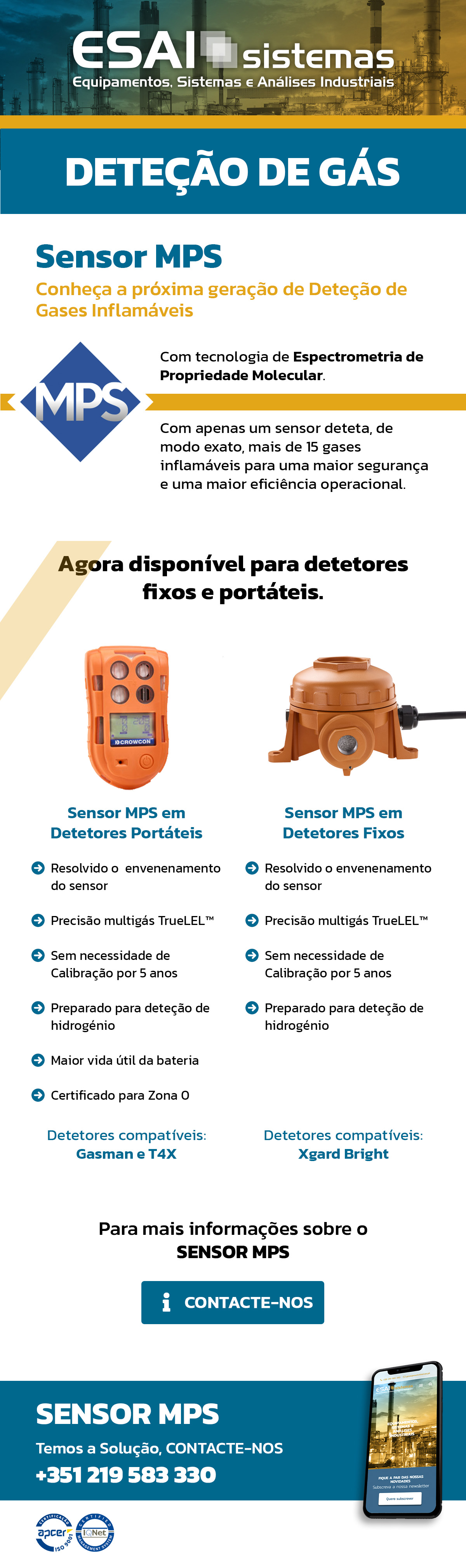 Newsletter 003-2022 - Próxima Geração de Deteção de Gases Inflamáveis Sensor MPS